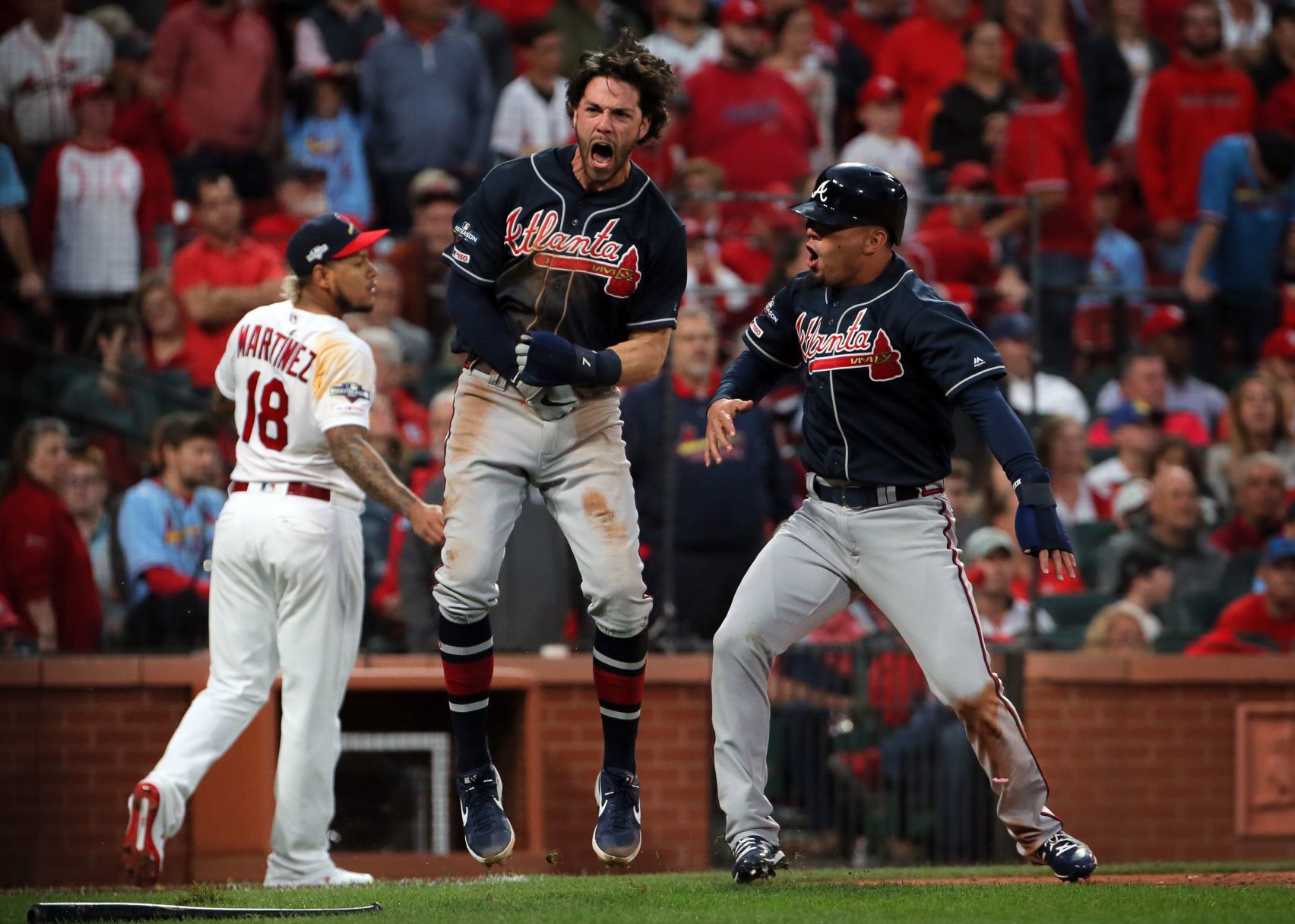 Atlanta Braves vs St. Louis Cardinals, Game 3 NLDS in St. Louis